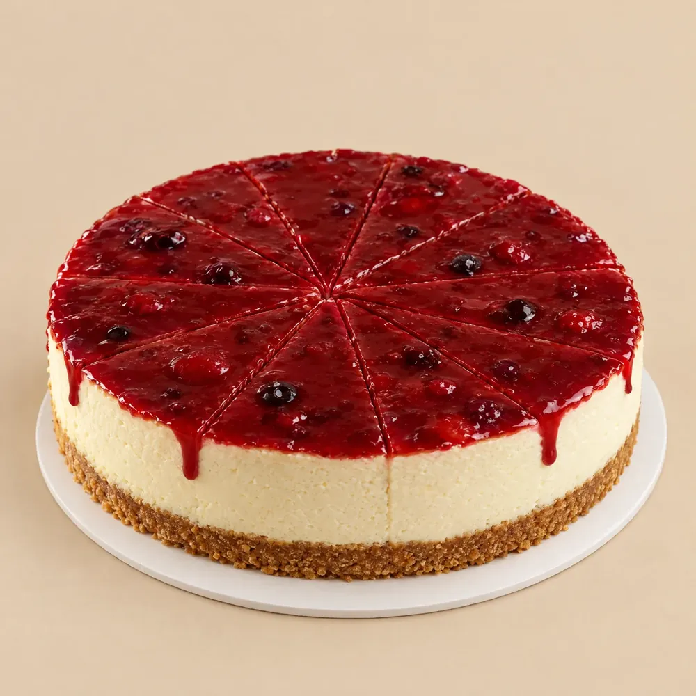 Cheesecake de frutos rojos